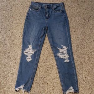 AE Ripped Mom Jeans